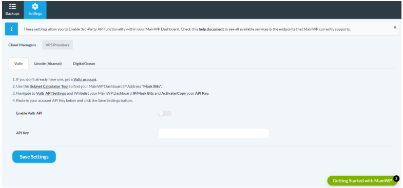 MainWP仪表板备份和恢复子站点教程