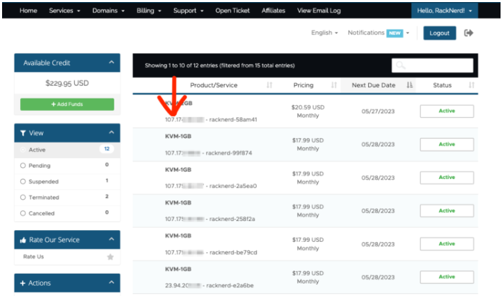 RackNerd客户端门户推出三项新的增强功能