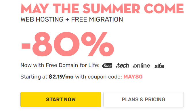 FastComet五月促销活动