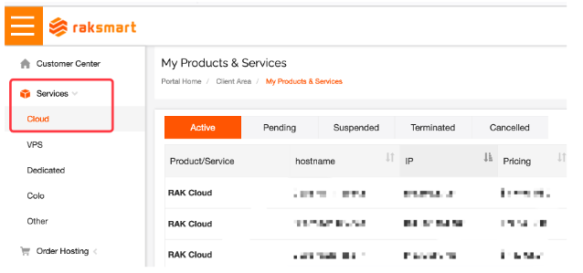 RAKsmart云服务器产品升级配置