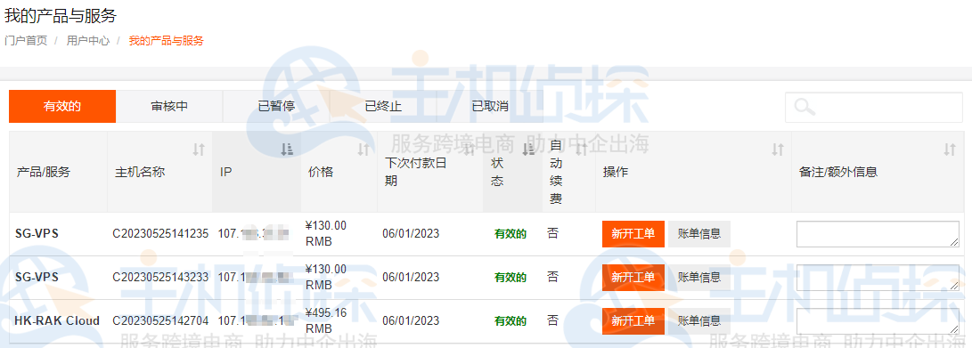 RAKsmart产品服务