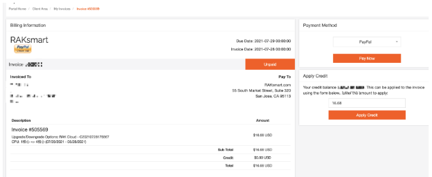 RAKsmart云服务器产品升级配置