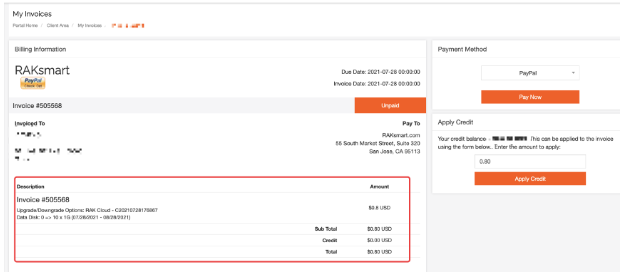 RAKsmart云服务器产品升级配置