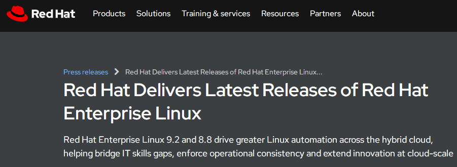 Red Hat Enterprise Linux 9.2