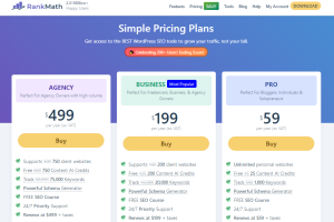 Rank Math限时优惠