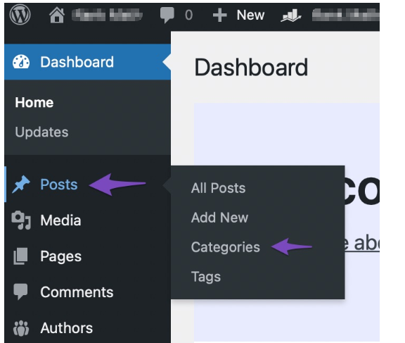 在WordPress中删除单个类别