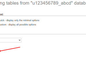 使用phpMyAdmin导出数据库
