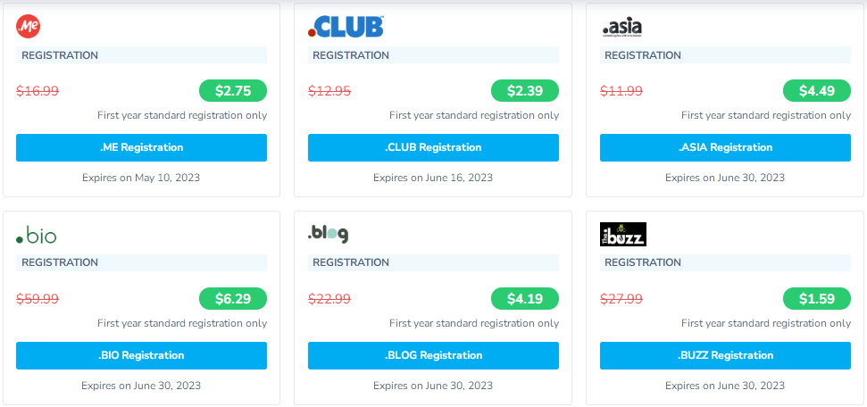 NameSilo2023年5月域名优惠活动