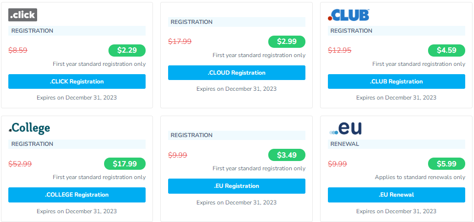 NameSilo2023年5月域名优惠活动