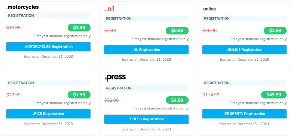 NameSilo2023年5月域名优惠活动