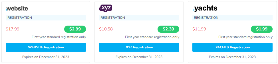 NameSilo2023年5月域名优惠活动