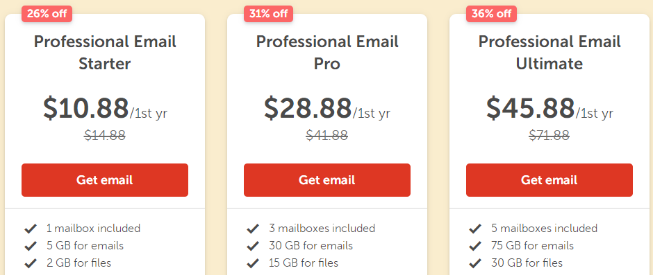 Namecheap企业邮箱优惠