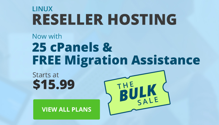 ResellerClub经销商托管主机优惠