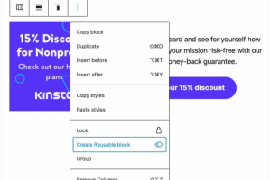 如何使用WordPress古腾堡编辑器创建可重用块