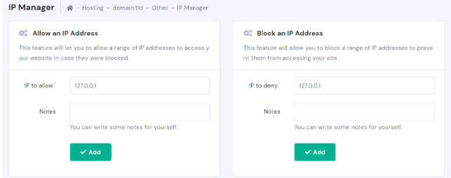 如何允许或阻止网站的特定IP地址