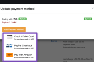 更新Rank Math付款方式