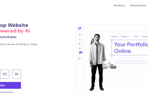 Hostinger拖放式网站构建器