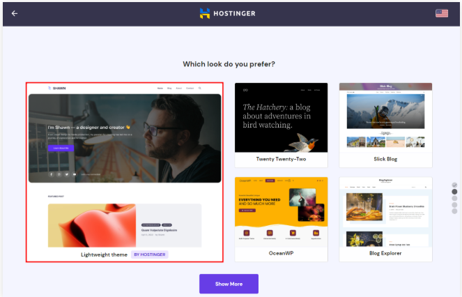 Hostinger博客主题