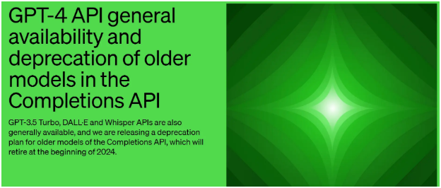 OpenAI宣布GPT-4正式上市