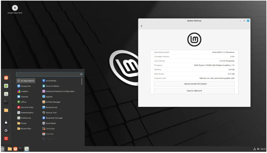 Linux Mint 21.2稳定版发布