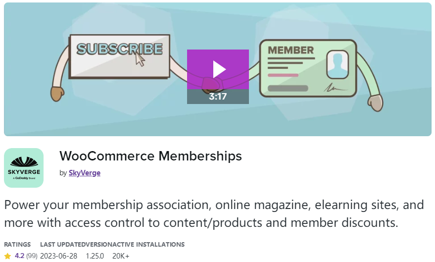 WooCommerce Memberships