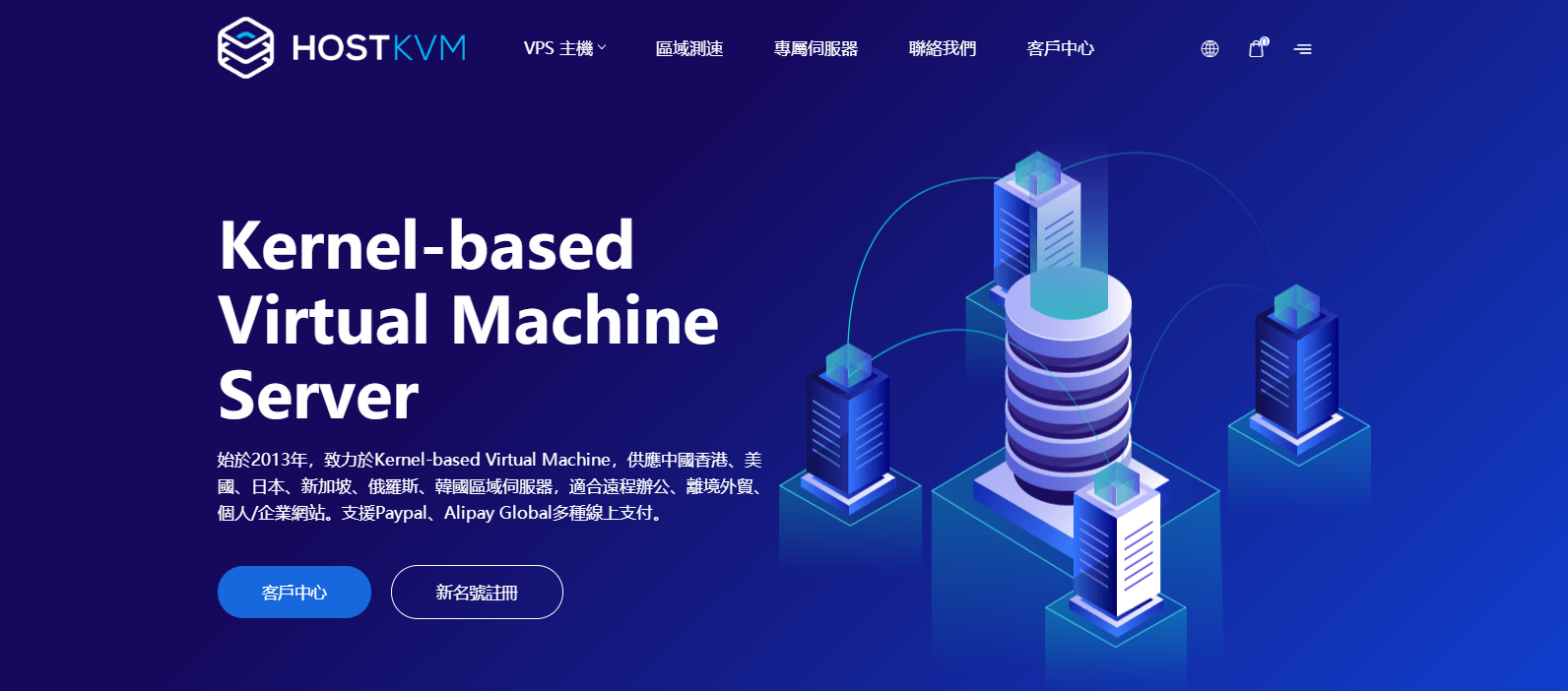 HostKvm香港大陆优化和国际A区少数IP段需替换
