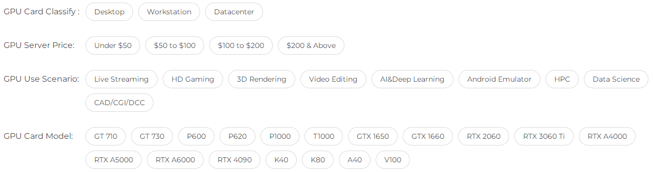 Database Mart美国GPU服务器租用价格