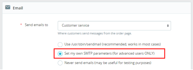 在PrestaShop网站上配置SMTP服务器