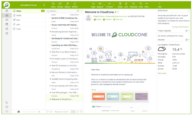 CloudCone托管电子邮件解决方案