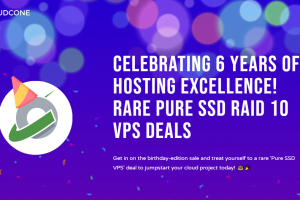 CloudCone六周年促销活动