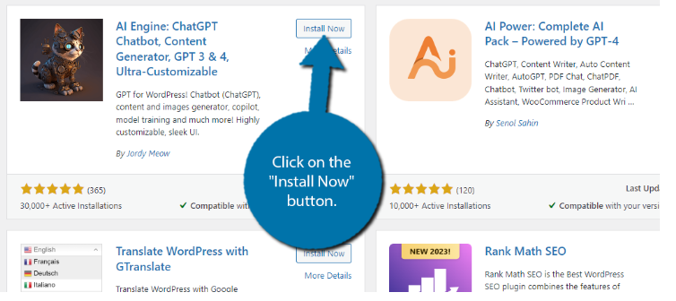 WordPress安装和使用AI Engine插件