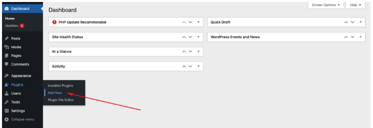在WordPress页眉和页脚中添加代码