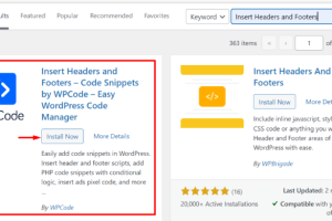 在WordPress页眉和页脚中添加代码