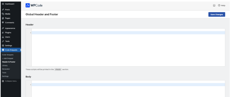 在WordPress页眉和页脚中添加代码