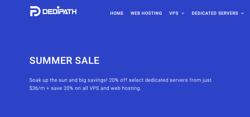 DediPath夏季大促