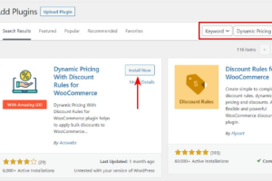 在WooCommerce商店设置动态定价
