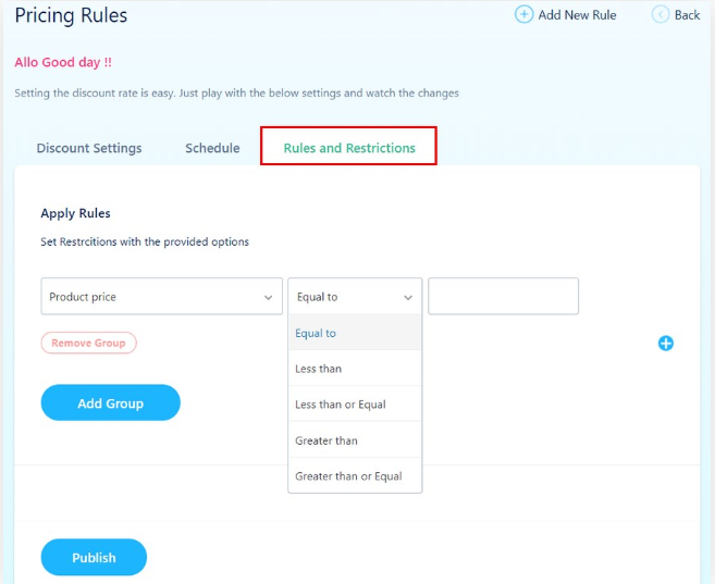 在WooCommerce商店设置动态定价