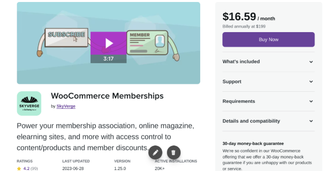 WooCommerce Memberships