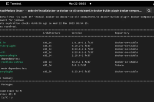 Fedora Linux安装Docker