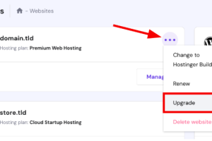 Hostinger虚拟主机升级