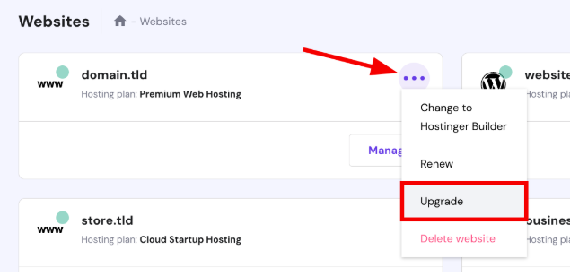 Hostinger虚拟主机升级