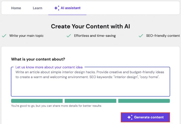 Hostinger人工智能助手插件使用教程