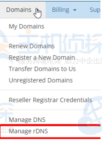 Manage rDNS