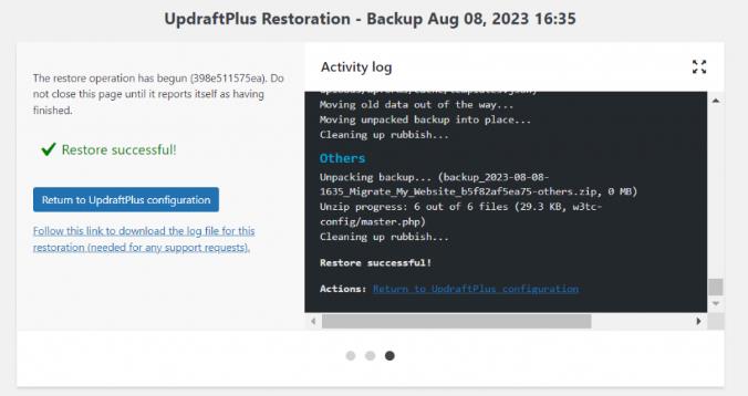 使用备份插件从备份中恢复WordPress网站的方法