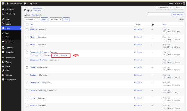 Elementor创建和编辑页面的方法步骤