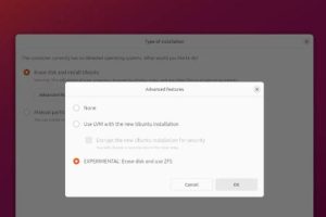 Ubuntu 23.10计划恢复ZFS的根安装选项