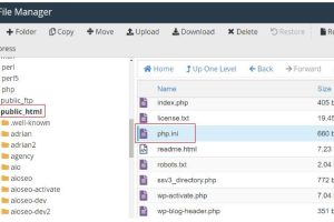 WordPress网站php.ini配置文件在哪里
