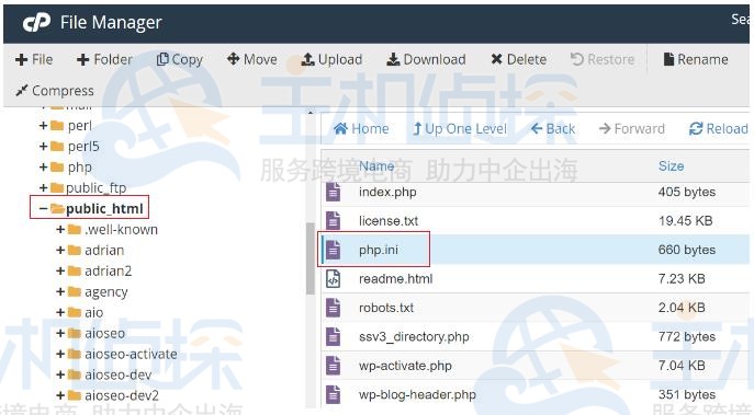 WordPress网站php.ini配置文件在哪里