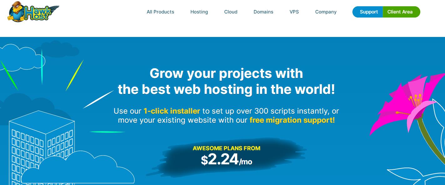 HawkHost虚拟主机优惠