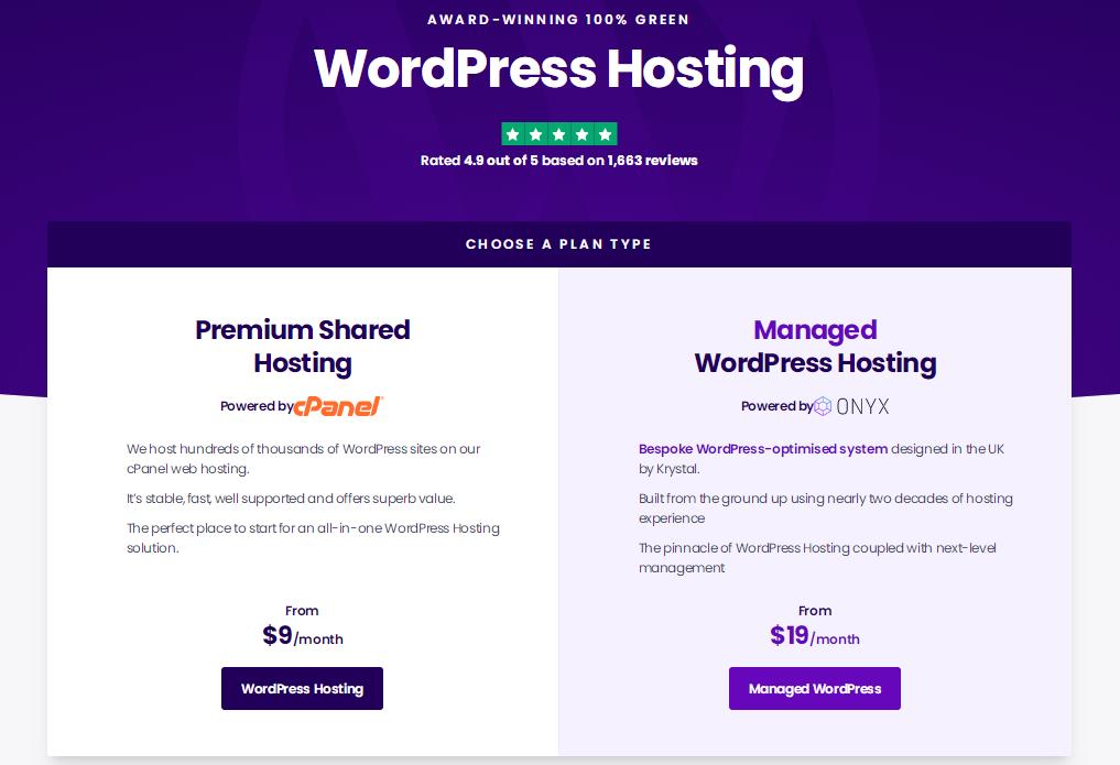 Krystal WordPress主机怎么样